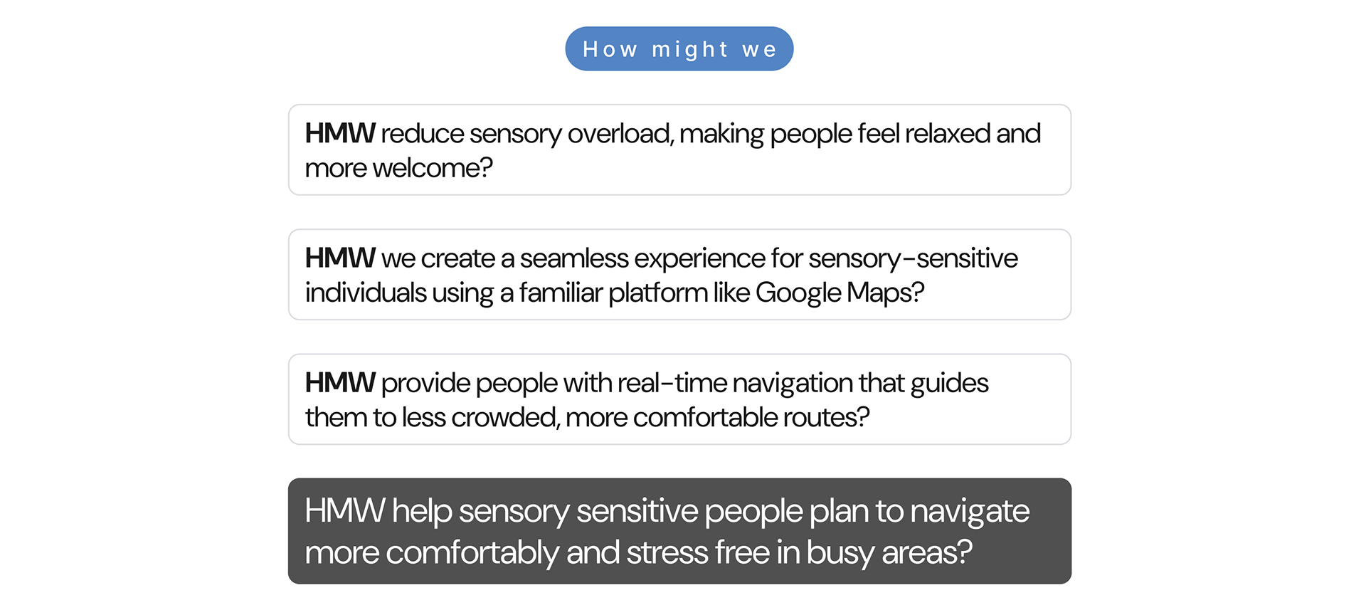 Navigating sensory overload in a busy world